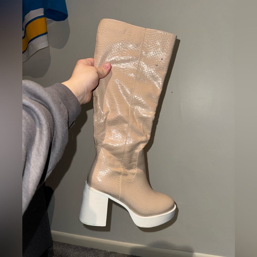 Stylish Tan Knee-High Boots